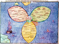Medieval map of the world