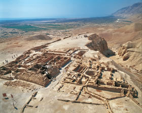 Archaeological site at Qumran